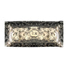 Vintage faux silver pouch