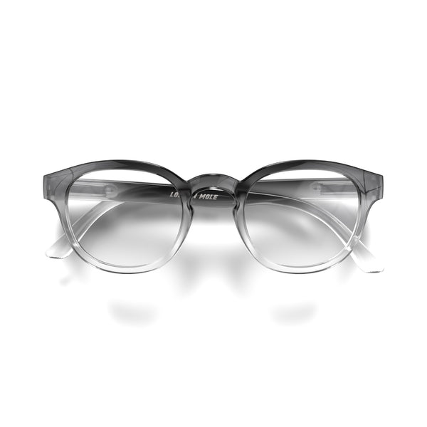Monalux reading glasses in black fade