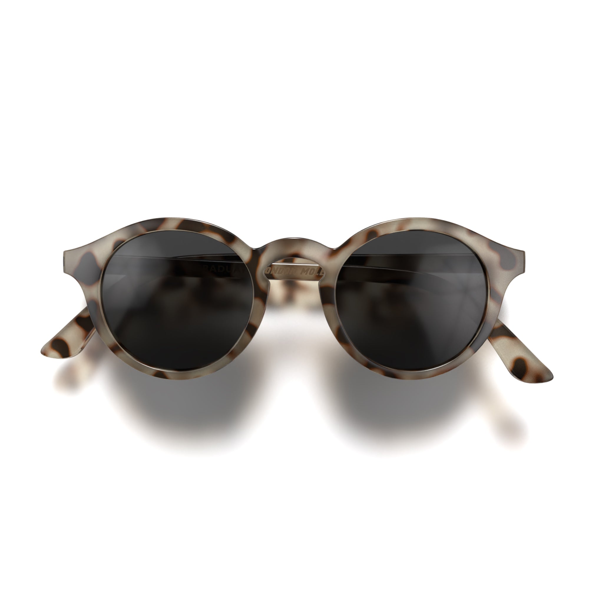 Graduate Sunglasses in Pale Tortoiseshell with Black Lenses – London Mole