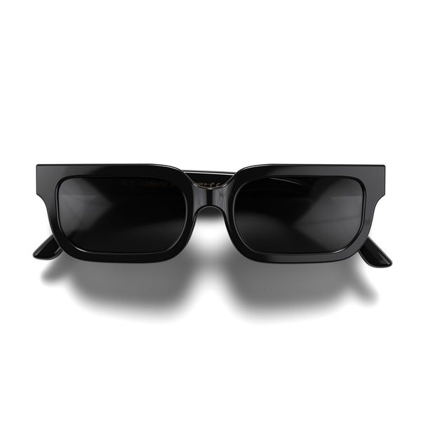 Icy Sunglasses in Gloss Black