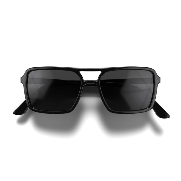 Spy Sunglasses in Gloss Black